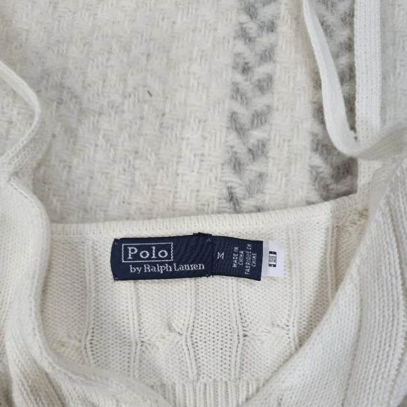 NWOT Polo By Ralph Lauren Cricket Cable-Knit Cotton-Blend Bralette - Picture 5 of 6